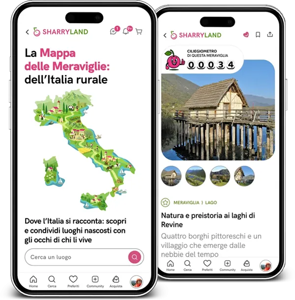 So sieht die SharryLand App auf dem Handy aus